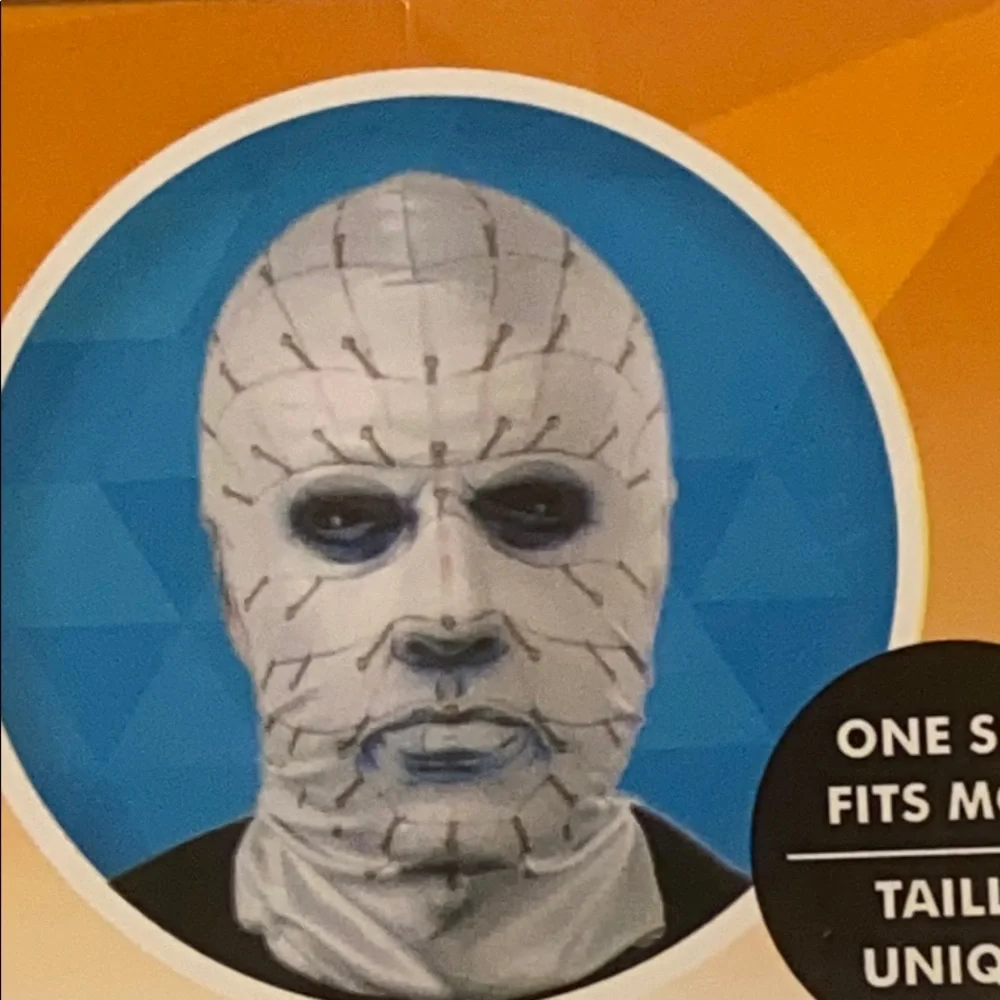 LAST ONE!! HellRaiser Mask + 2 Evil Jester 🚗decals NIP